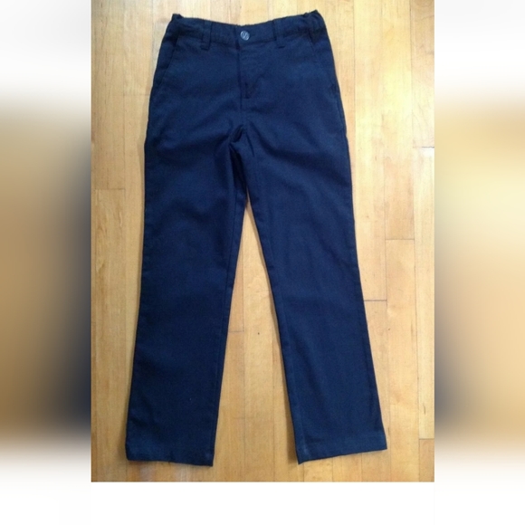 Boy's Black Dress Pants Size 10 Regular Cotton/Spandex by Amplify - Picture 7 of 12